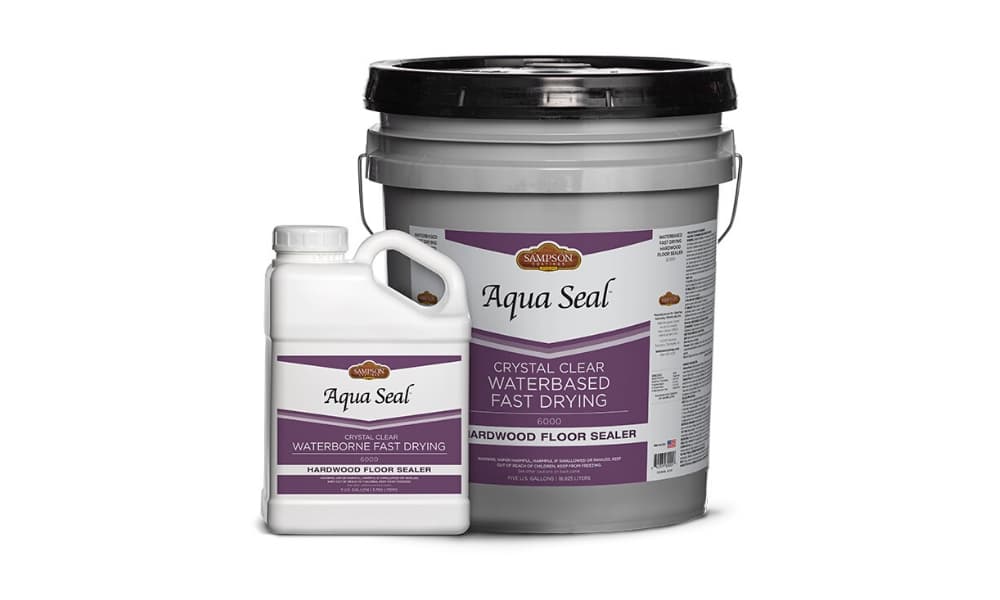 Sampson Aqua Seal Crystal Clear Waterbased Fast Drying Hardwood Floor  Sealer - Sampson Coatings